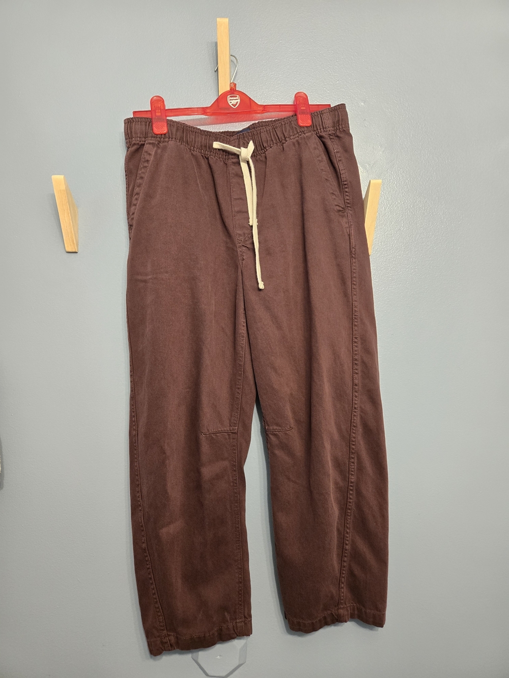GAP Women's Maroon Drawstring Chinos